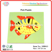 Montessori Puzzle Material de los Peces